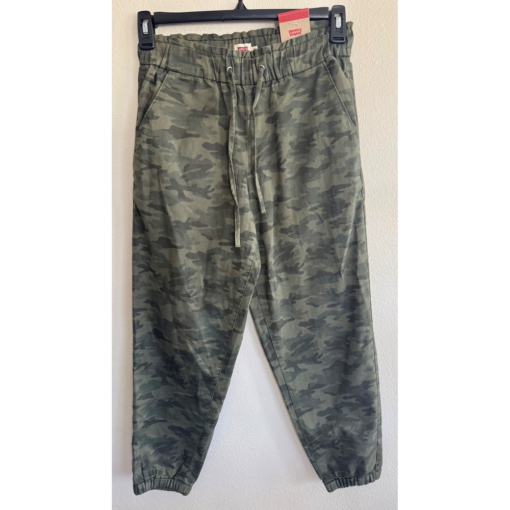 Levi's Women Camo Joggers Drawstring Size XS Streetwear Y2k Skater